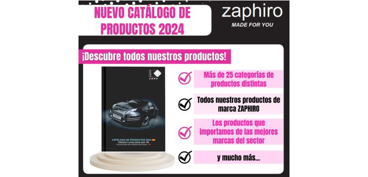 ZAPHIRO estrena su Catálogo 2024 con grandes novedades para el taller