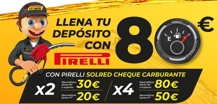 Confortauto promocion neumaticos pirelli