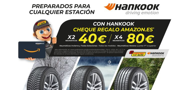 Confortauto hankook campaña amazon