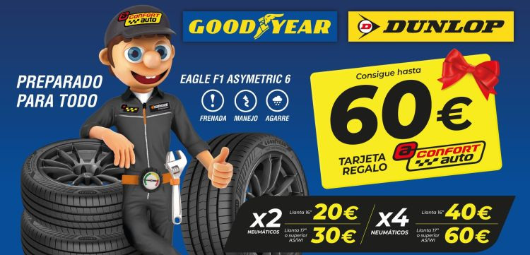 Confortauto goodyear dunlop promocion