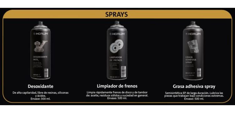 Sprays horum pro service