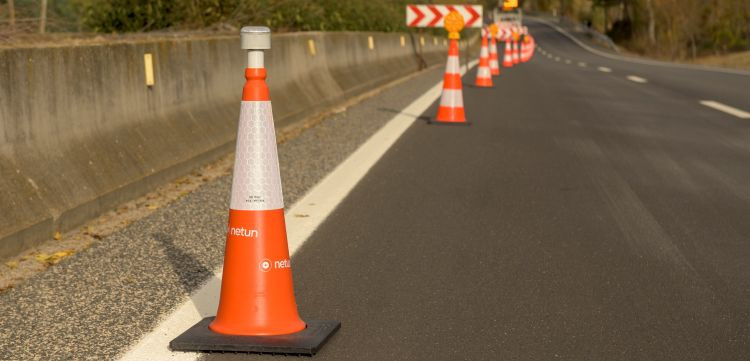 Conos netun señalizacion carretera