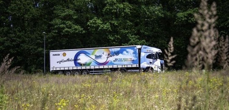 Iveco shell camion bioGNL