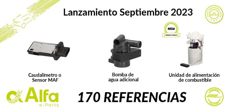 Alfa e Parts Lanzamiento Septiembre 2023