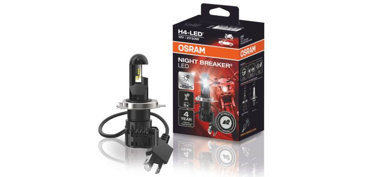 Osram NIGHT BREAKER LED H4 Motorcycle