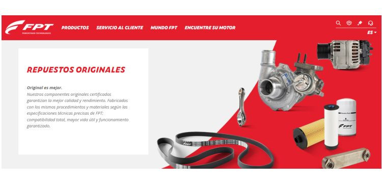 FPT Industrial recambios originales