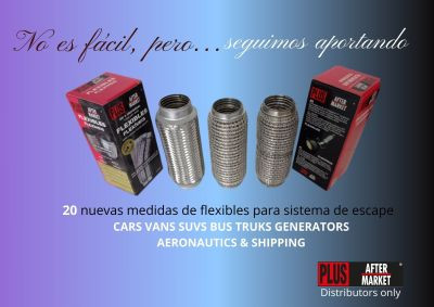 Plus aftermarket flexibles sistemas escape 2