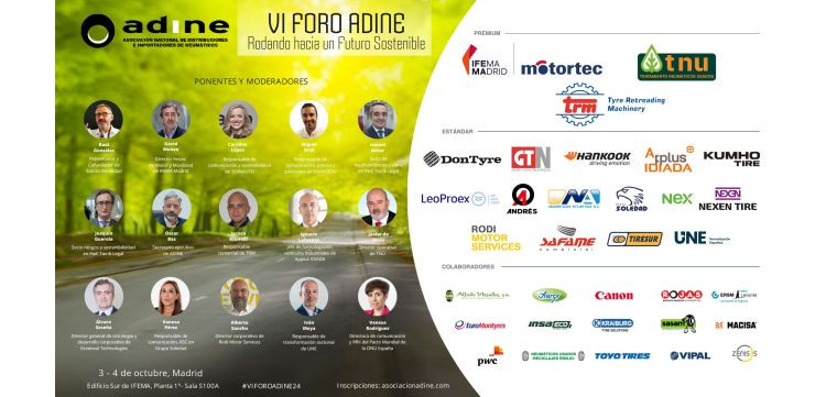 CARTEL PONENTES Y PATROCINADORES VI FORO ADINE