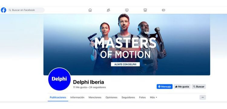 Delphi Iberia facebook