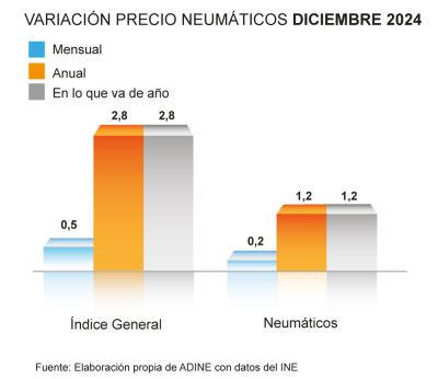 Adine precio neumaticos 2024 grafico 2