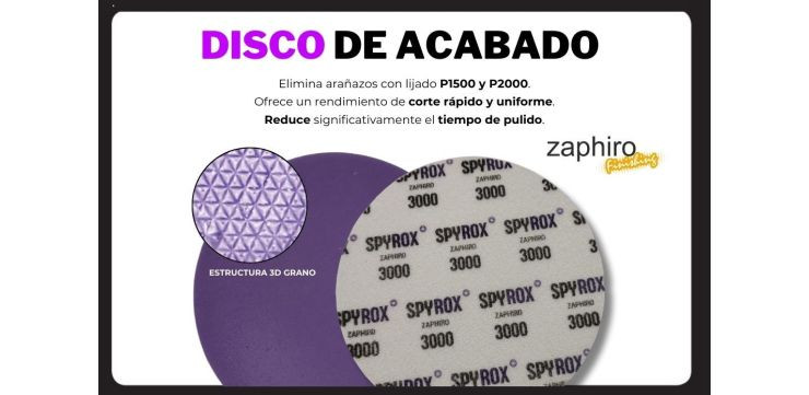 ZAPHIRO DISCOS SPYROX pulido